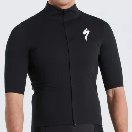 חולצת שרוולים קצרים עמידה במים ורוח SL PRO RAIN JERSEY SS MEN BLK S