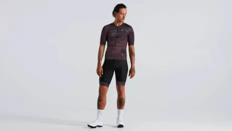 חולצת רכיבה לגברים שרוול קצר Sl Blur Jersey Ss Men Slt Xxl