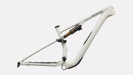 שילדת הרים שיכוך מלא Epic 8 Evo Pro Frameset Satin White Fog Tint/Smoke M