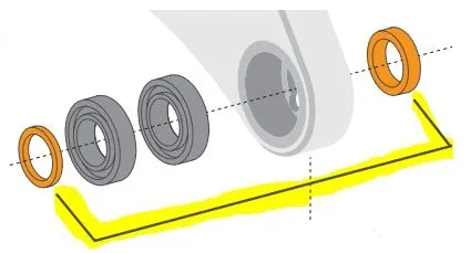 Spacer kit 10x14.5x3.5