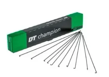 Stainless  steel spokes for bicycles DT champion BLACK 2.0 x 262